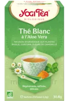 Yogi Tea ThÉ Blanc AloÉ Vera Bio 17sach/1,8g à LA COTE-SAINT-ANDRÉ