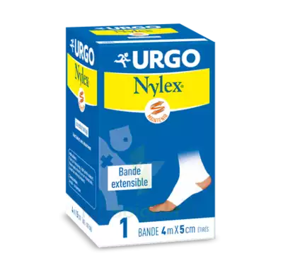 Nylex Bande Extensible Blanc 10cmx4m à LA COTE-SAINT-ANDRÉ
