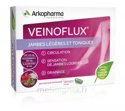 Veinoflux Gélules Circulation B/30 à LA COTE-SAINT-ANDRÉ